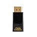 CableCreation DisplayPort to HDMI Adapter, 4K 30Hz DP Male to HDMI Female Adapter Gold Plated DisplayPort to HDMI Converter Black