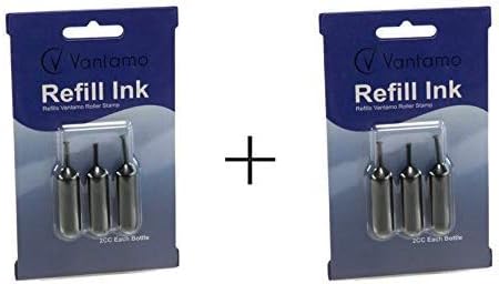 Vantamo Set of Two- 3-Pack Refills for Confidential Identity Theft Protection Roller Stamp Wide … (2 Refill Sets) - Image 3