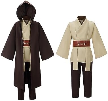 Amazon.com: Itopfox Knight Jedi Costume Set Halloween Cosplay