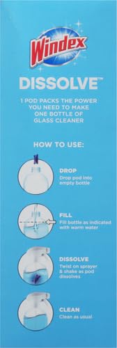 WINDEX DISSOLVE PODS STARTER KIT 1+1 0.28 FLOZ