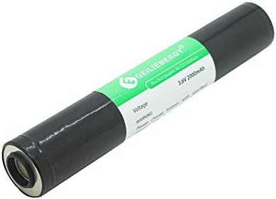 GEILIENERGY 3.6V 2000mAh Rechargeable Flashlight Battery for Streamlight Stinger 75175, 75375, 25170, LED HP, Stinger XT, Poly Stinger, Pelican M9
