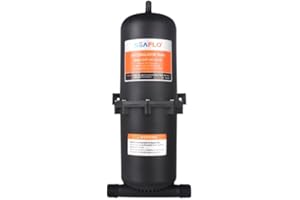 SEAFLO 39 oz (1.0 L) Pressurized Accumulator Tank Water Pump Flow Control with Internal Bladder - 125 PSI, Reduces Pump Cycling & Smooths Water Flow for Marine, RV, and Off-Grid Systems, NSF Certified