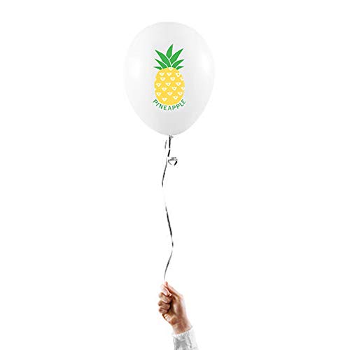 Palm Leaf Pineapple Watermelon Flamingo Cactus Leaves and Fruits Balloons - (6 Pack) Confetti Latex Balloons Jungle Party Palm Leaf Summer Tropical Hawaii Decoration Birthday, Wedding, Baby Shower