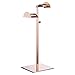 Polmart Countertop Adjustable Double Arm Handbag Purse Display Stand with Crescent Handles - Rose Gold (2 - Pack)