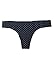 Under Armour Pure Stretch Thong, One Size, Black Dot