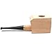 Tobacco Pipe Pear Wood Block - Pre Drilled