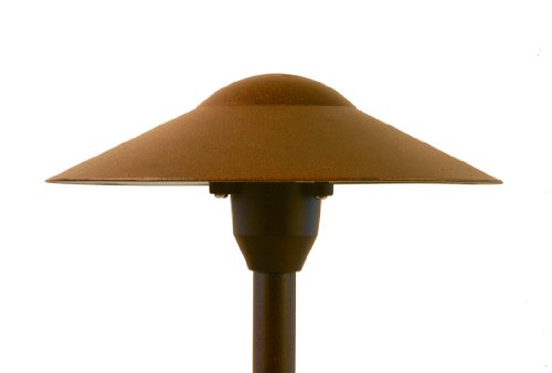 Low Voltage Landscape Mushroom Light Rust Finish - Thumbnail 3