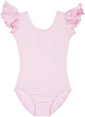 Leotard Boutique Flutter Ruffle Short Sleeve Leotard for Dance, Gymnastics and Ballet (Toddlers & Girls)