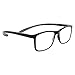 Neck Hanging Tri-Focal 3 Power Progressive Multifocal Reading Glasses - No Line (Black, 2.50)
