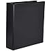 Amazon Basics Heavy-Duty D-Ring Binder - 2 Inch, Black, 4-Pack