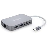 MINIX NEO C, USB-C Multiport Adapter with HDMI - Space Gray (Compatible with Apple MacBook)