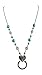 New Eyeglass/Id Badge Holder Necklace Lanyard with Turqiouse Beads