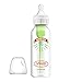 Dr. Brown's Natural Flow Anti-Colic Options+ Narrow Baby Bottle, Dream Adventure, 8 oz/250 mL, with Level 1 Slow Flow Nipple, 0m+, 4 Count (Pack of 1)