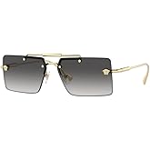 Versace VE2245 Rectangular Sunglasses for Women +BUNDLE with ACCESSORY EYEWEAR KIT