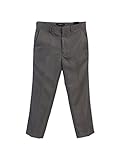 Gioberti Boys Flat Front Dress Pants, Charcoal, 2T