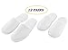 THE RESORT BOUTIQUE Spa Slippers- Closed Toe (12 Packaged Individually) Disposable Indoor House Slipper- Non-Slip Sole, Extra Soft and Cushioned Sole Padding (Large/Medium) primary