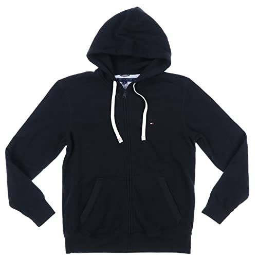 Tommy Hilfiger Men's Hoodie Sweatshirt with Zipper, Deep Knit