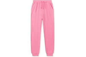 DOTDOG Kids Unisex Soft Brushed Fleece Pull-on Jogger Sweatpants Basic Casual Pants for Boys or Girls (3-12 Years)