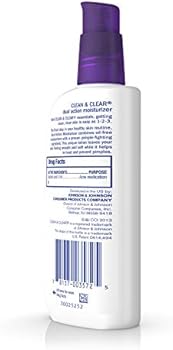clean & clear face moisturizer