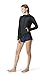 Tesla Women's UPF 50+ Full & Half Zip Front Long Sleeve Top Rashguard Swimsuit FSZ02/FSZ04