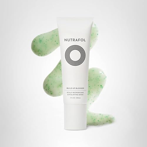 Nutrafol Exfoliating Scalp Mask, Eliminates Product Build-up and Oil for Healthier Hair and Scalp, Physician-formulated for Thinning Hair, Color and Extension Safe - 4 Fl Oz Bottle