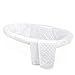 Tadpoles Minky Dot Moses Basket Bedding Only Set, White