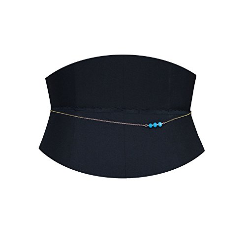 Boosic Waist Belly Chain Turquoise Charm Sexy Bikini Body Jewelry for Women