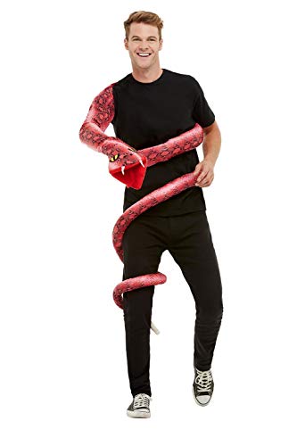 31bMF dHLwL Smiffys Anaconda Serpent Costume Disfraz de serpiente, color rosso, M-Size 38"-40" (50721M) Smiffys Anaconda Serpent Costume Disfraz de serpiente, color rosso, M-Size 38"-40" (50721M) - Imagen 3
