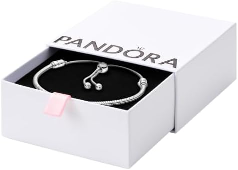 Amazon.com: PANDORA Heart Clasp Snake Chain Bracelet - Heart Clasp