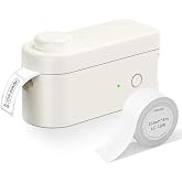 Makeid L1-C Bluetooth Label Maker with Tape Mini Rechargeable Label Printer | 9mm, 12mm and 16mm Tapes, Waterproof Labels, Portable Design, MakeID Label App, Home and Office Organization