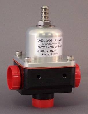 Weldon Racing 2040-281-A-120 Series Bypass Fuel Pressure Regulator (-10 Inlet and -8 Outlet)