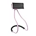 NCElec Neck Cell Phone Holder for Desk Bed,Bike and Motorcycle Phone Mount,Lazy Bracket Mobile Phone Stand Holder (Pink)