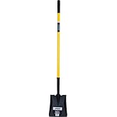 Square Point Shovels, Fibreglass, Tempered Steel Blade, Straight Handle, 48" Long