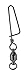 Ball Bearing Swivel with Coastlock Snap, Welded Ring (Size 3 + 3 (60lb) 10 Pack)