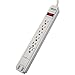 Tripp Lite 6 Outlet Surge Protector Power Strip 6ft Cord 990 Joules Dual USB Charging LED & INSURANCE (TLP606USB)