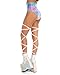 iHeartRaves Pair of Non-Slip Rave Leg Wraps (Lavender)