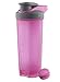 AVEX Mixfit Shaker Bottle with Carabiner Clip, 28oz, Pink