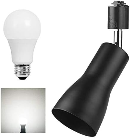 Amazon Co Jp 共同照明 ダクトレール スポットライト Led電球50w形付き E26 昼光色 ブラック Gt Setb 7w E26 Gdb A 天井照明 角度調節自由 間接照明 レールライト ライティングバー用スポットライト Led照明 配線ダクトレール用 リビング 廊下 寝室 商業照明 ホーム