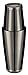 VinoBravo Stainless Steel Black Boston Cocktail Shaker Set, Two-Piece Professional Shaking Tin Set: 18oz & 28oz Weighted Mixology Set Bartender Kit, Margarita and Martini Shakers