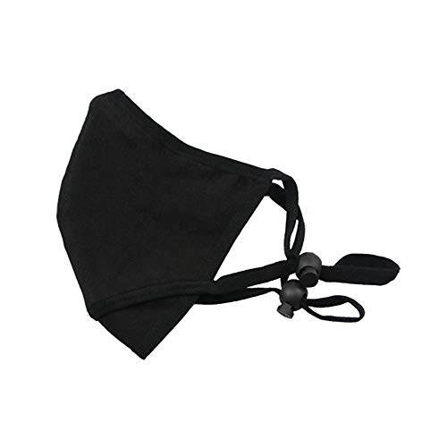 KN95 Face Mask,Veil,Reusable Carbon Activated Filters Black Clothe