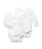 Petit Bateau 2 Pack Unisex Kimono Bodysuits
