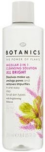 Boots Botanics All Bright Micellar 3 in 1 Cleansing Solution 8.45 Fl Oz(1 Pack)