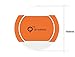 Qi-infinityTM Qi Wireless Charging Pad with SLEEP-FRIENDLY Portable Charger Design for Samsung Galaxy S7, S6, Edge, Note 5, Nexus, S5 - Orange