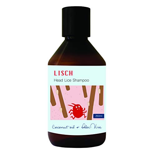 LISCH 100 Natural Head Lice Shampoo That Kills Eggs and Lice Organic