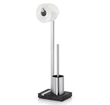 Menoto Toilet Paper Holder and Brush Finish: Stainless Steel