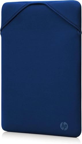 HP Laptop‑Wendeschutzhuelle 14 Zoll, Neopren‑Laptophuelle, wendbares Design, schlank & leicht, stoss‑ und kratzschutz, 2F1X4AA, Schwarz/Blau