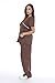 11153W Just Love Women's Scrub Sets / Medical Scrubs / Nursing Scrubs - M, Chocolate with Aqua Trim,Chocolate With Aqua Trim,Medium