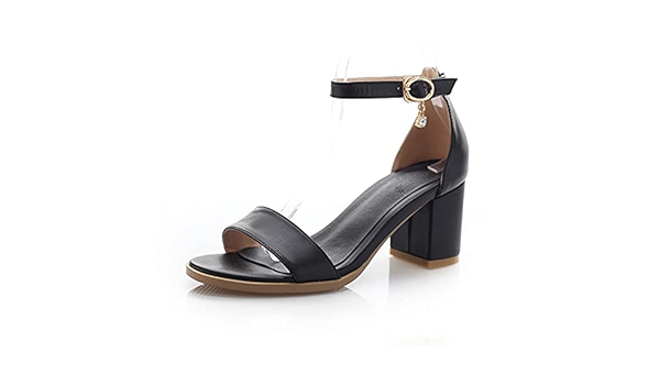 platform buckle strap sandals
