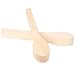 2 Pack Wood Carving Spoon Blank Basswood Unfinished Wooden Craft Whittling Kit for Whittler Starter Kids