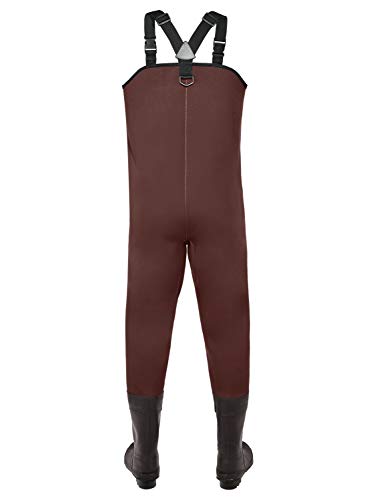 HISEA-Neoprene-Fishing-Chest-Waders-for-Men-with-Boots-Cleated-Bootfoot-Waterproof-Mens-Womens-Waders
